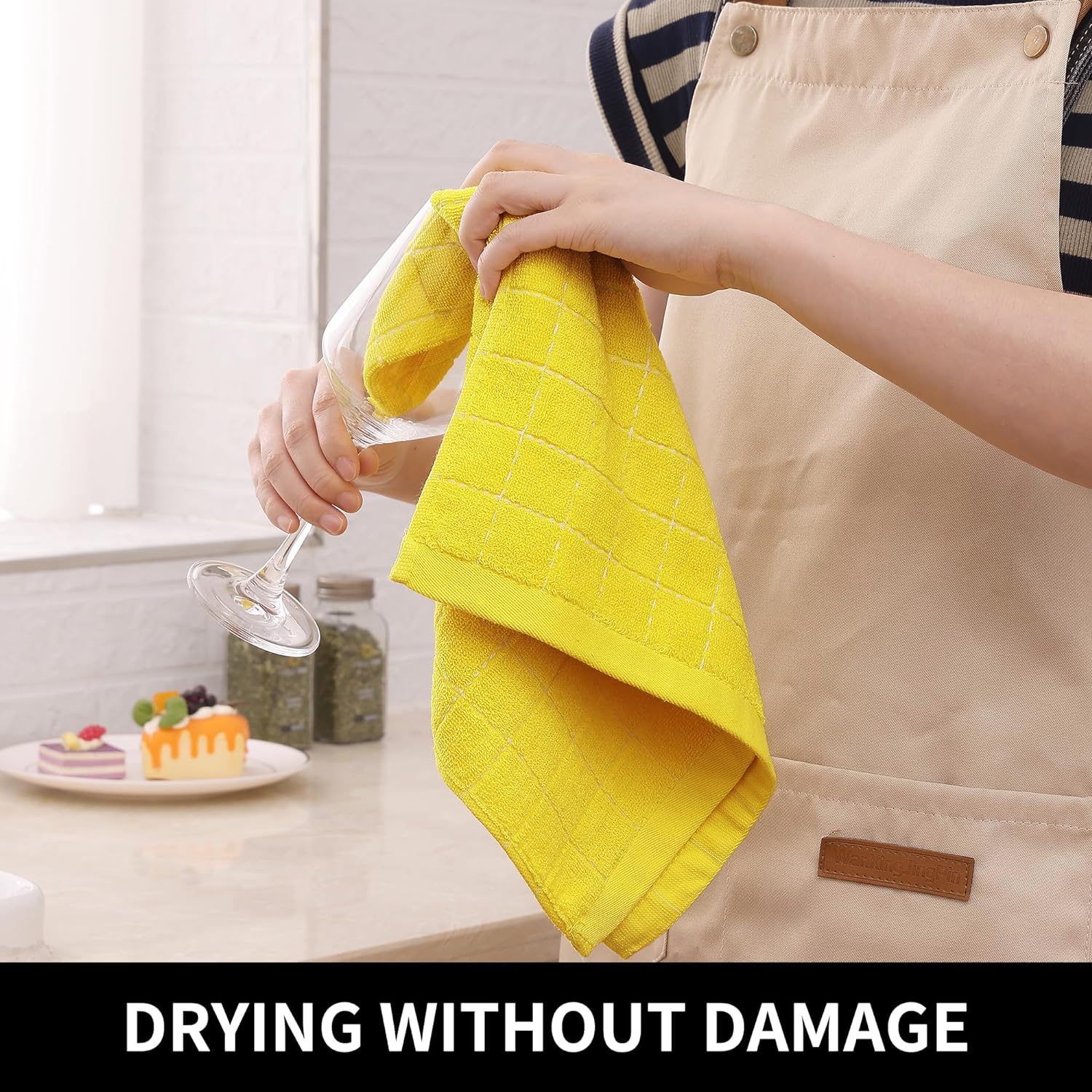 Kitchen Towels, Soft and Super Absorbent Dish Towels, Cotton Kitchen Towels -Pack of 4 (13 Kitchen Towels, Soft and Super Absorbent Dish Towels, Cotton Kitchen Towels -Pack of 4 (13